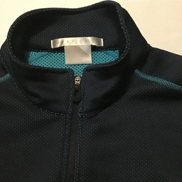 Nike Golf FITDRY Women’s Pullover Jacket Navy Blue Quarter Zip - Picture 8 of 11